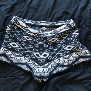 Free People knit shorts